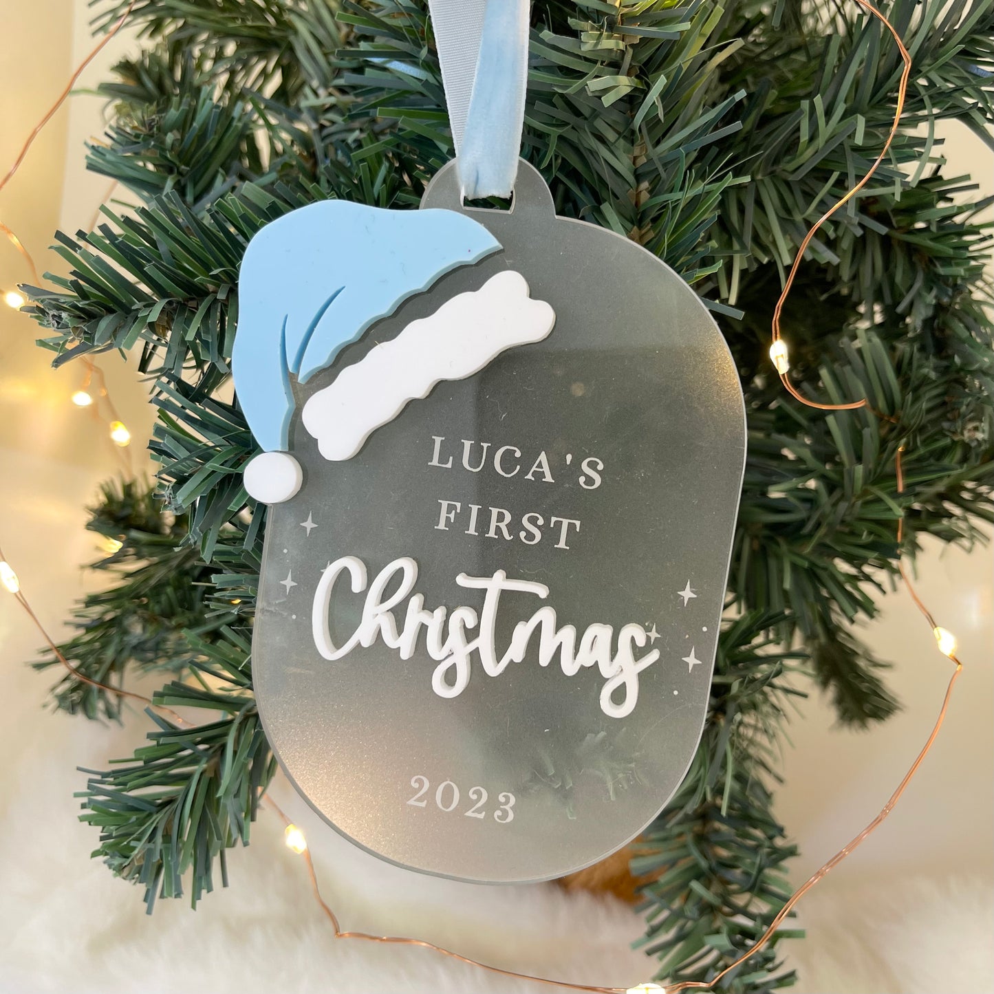 Santa Hat  - First Christmas Ornaments