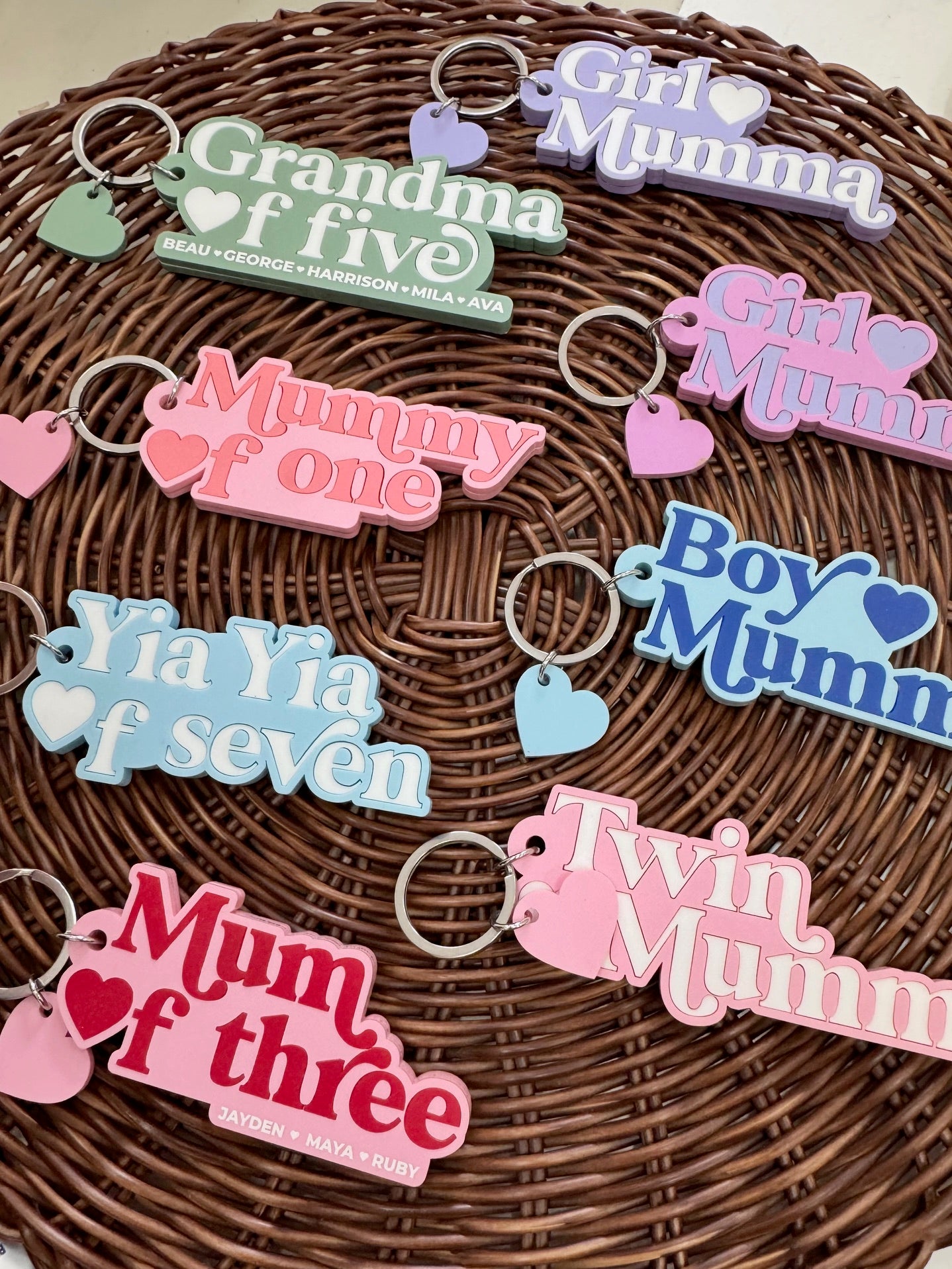 Personalised Acrylic Keychain