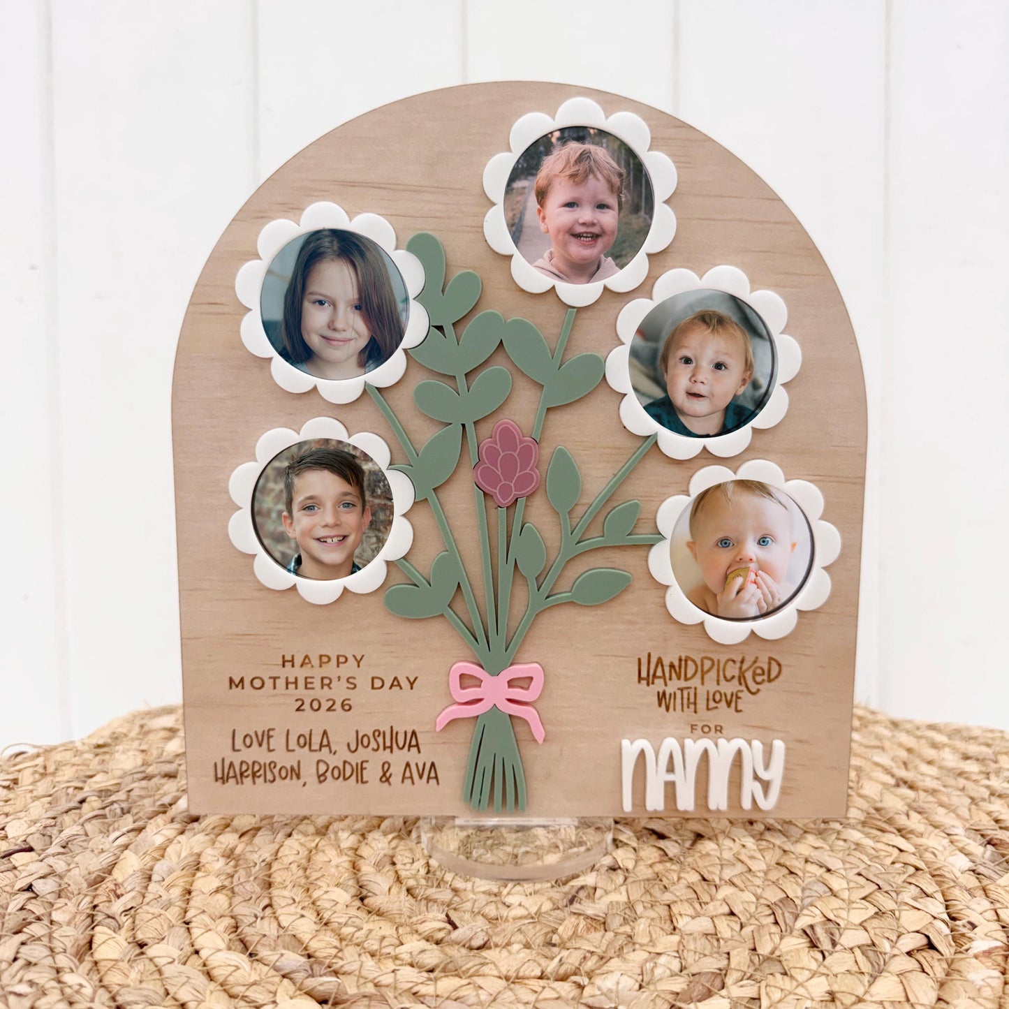 Flower Bouquet Photo Frame