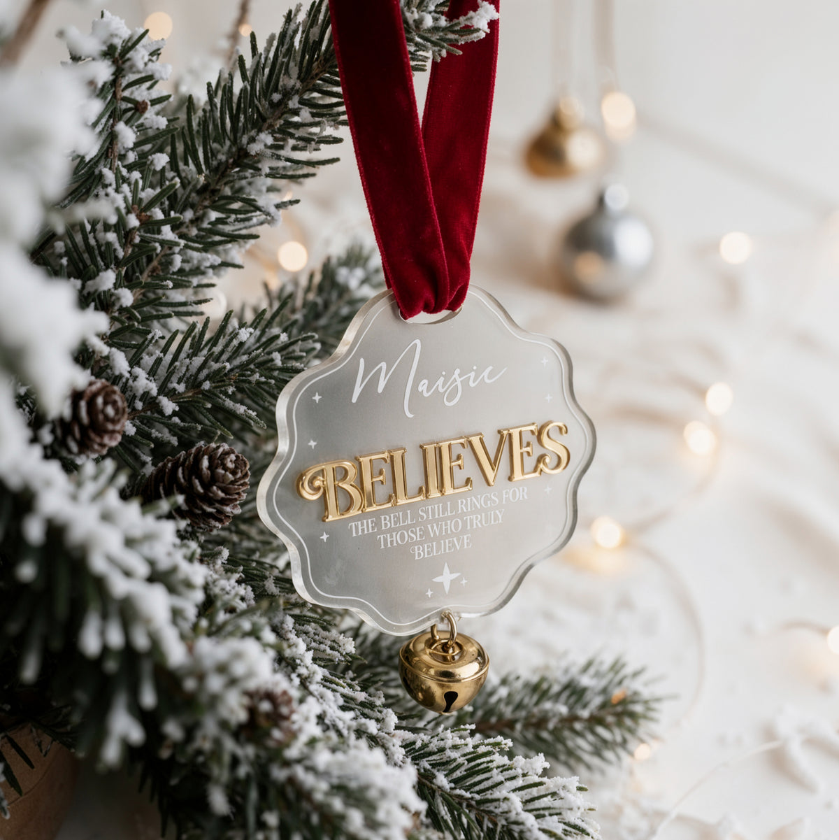 Believes Christmas Bell Ornament