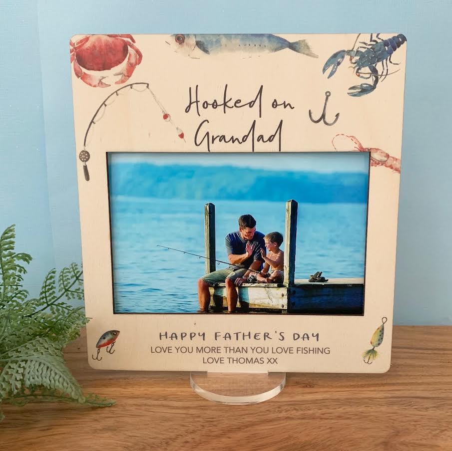 Fishing - Printed Father's Day Frame