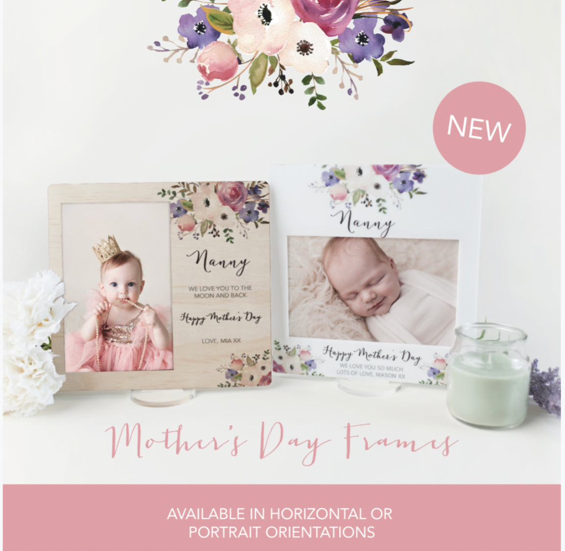 Printed Mother's Day Frame