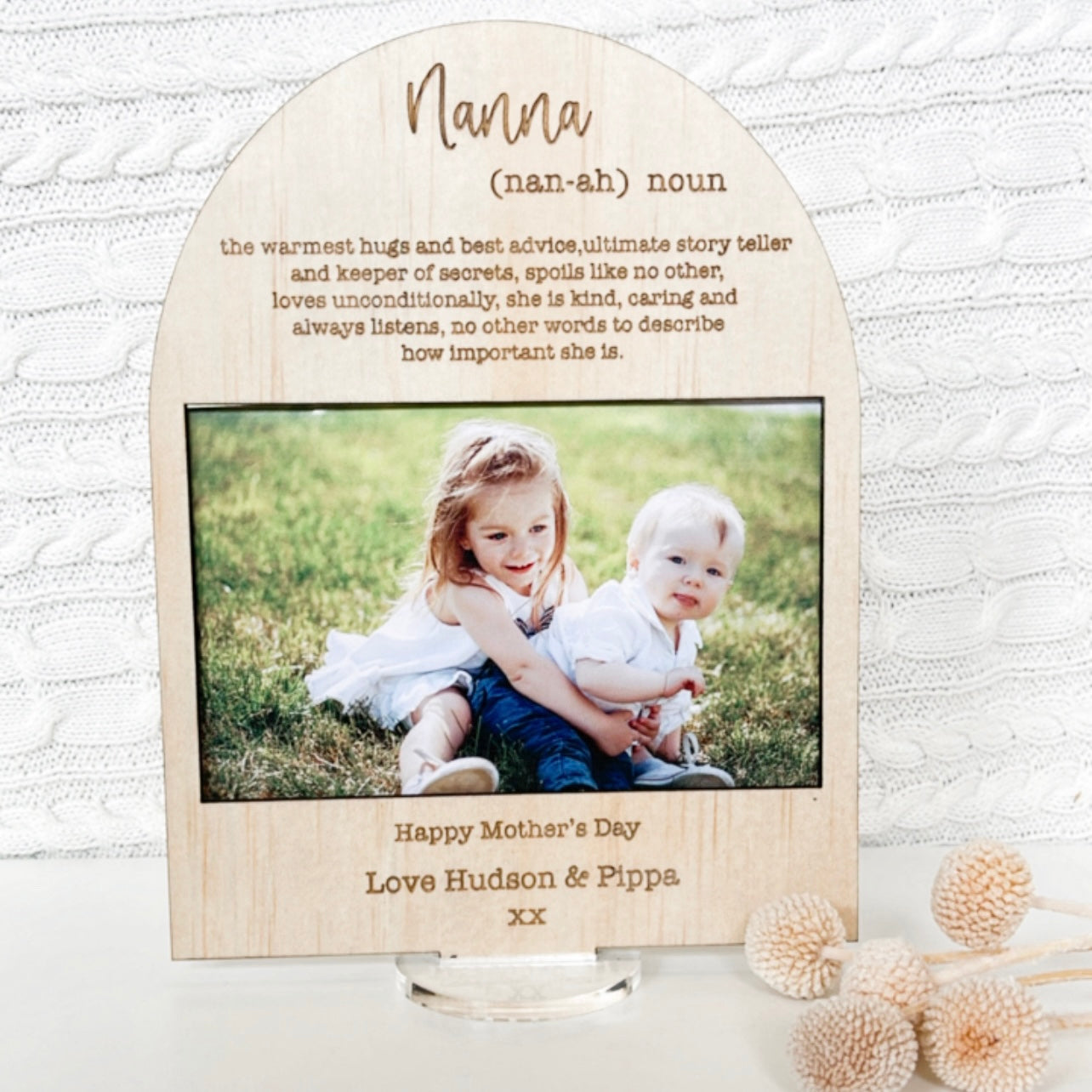 Noun Meaning - Arch Photo Frame