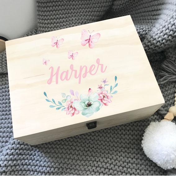 Butterflies - Printed Memory Box