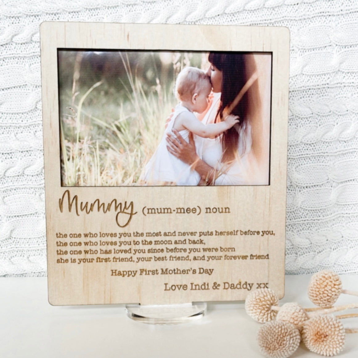 Noun Meaning - Mummy Photo Frame