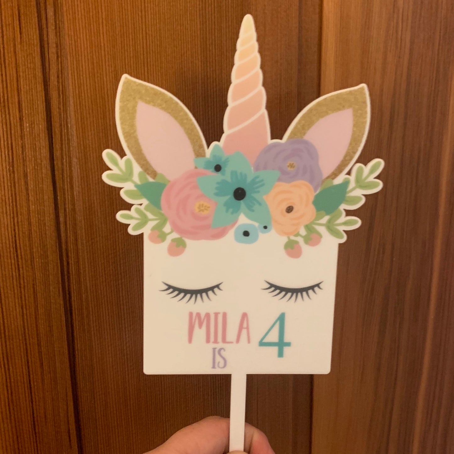 Unicorn Cake Topper