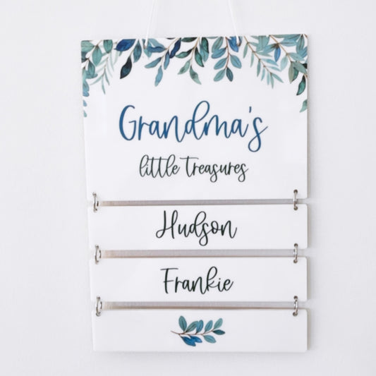 Grandparent Wall Hanging - Floral