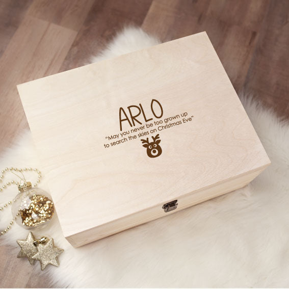 Engraved Christmas Eve Box - Design 17