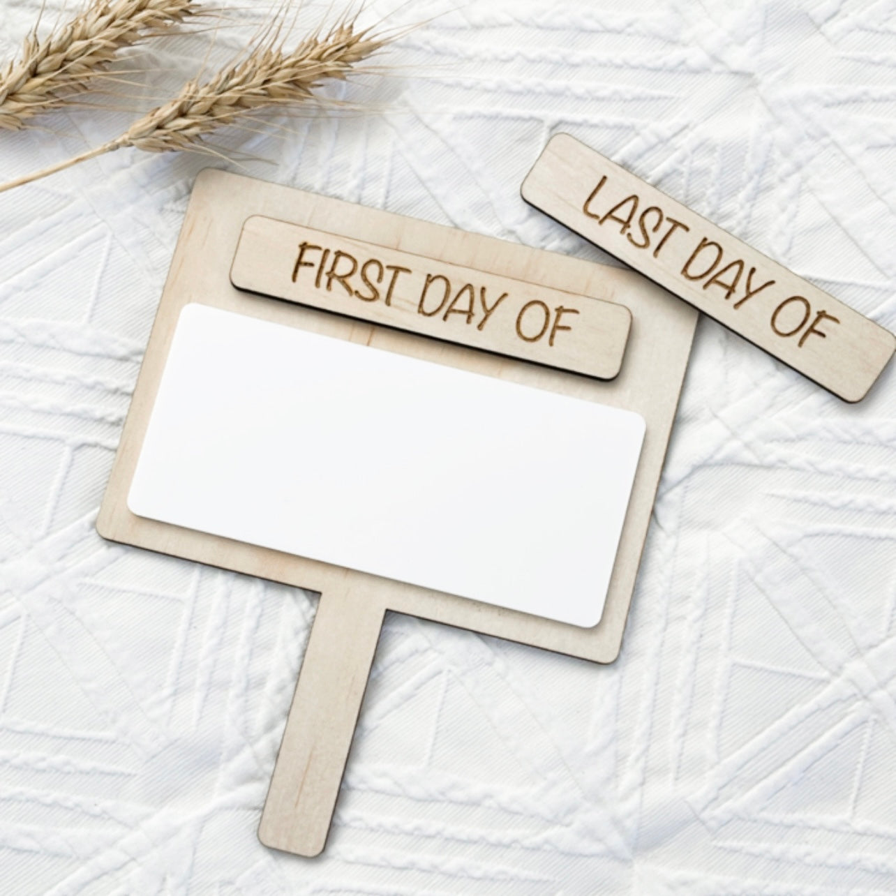First/Last Day Photo Paddle