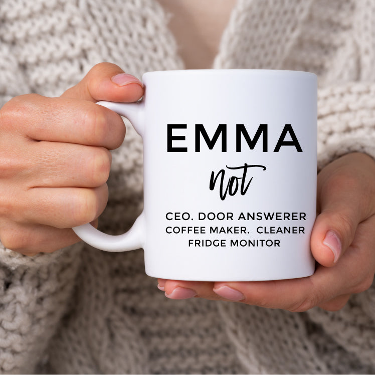 Name Definition Not - Personalised Mug