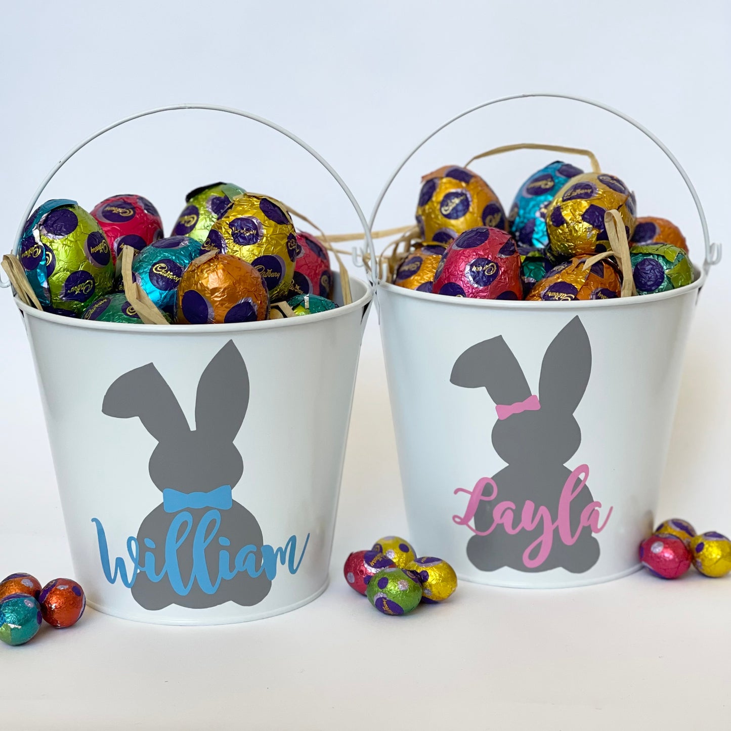 Metal Easter Bucket
