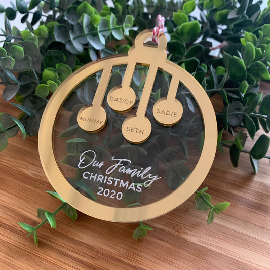 Family Christmas Bauble