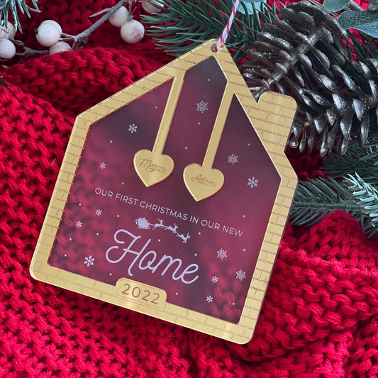 First Christmas House Ornament