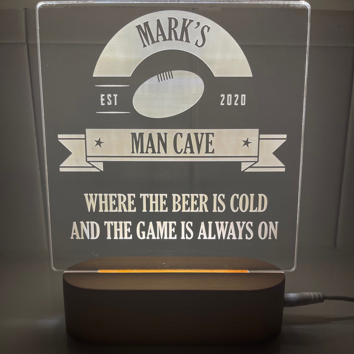 Man Cave Sport - Night Light