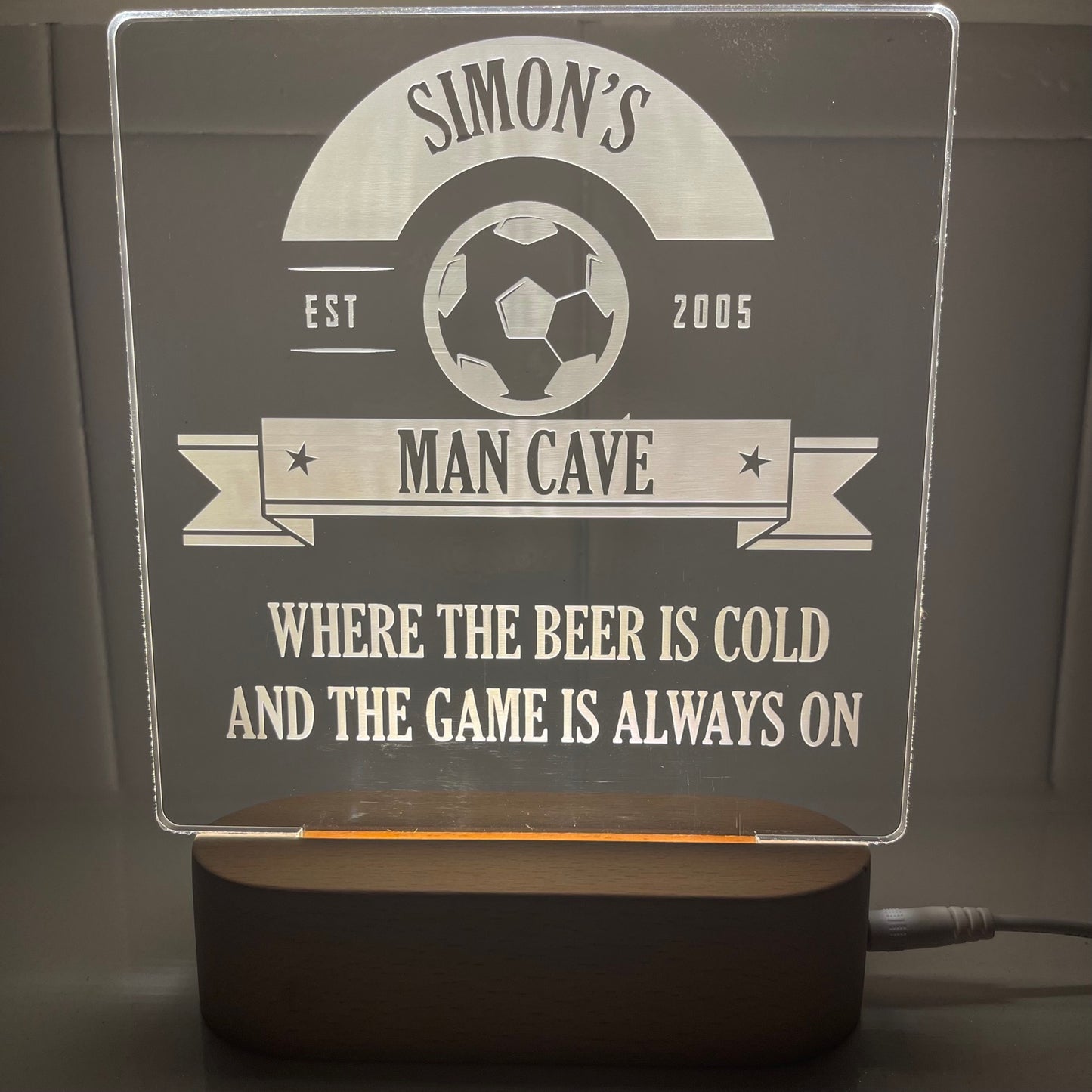 Man Cave Sport - Night Light