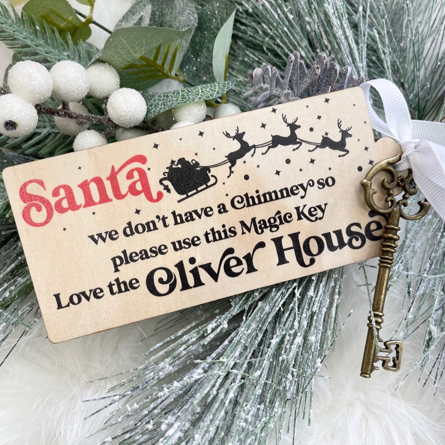 Santa's Magic Key – Name It Custom Decor