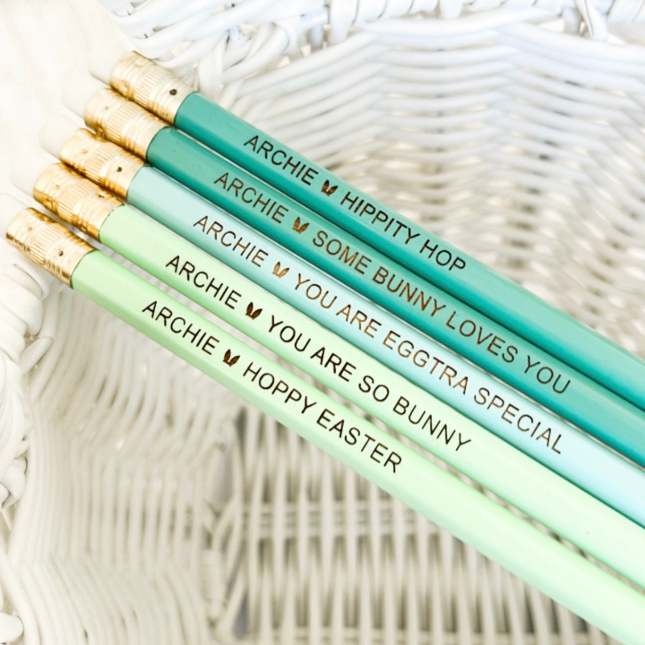 Personalised Easter Pencils