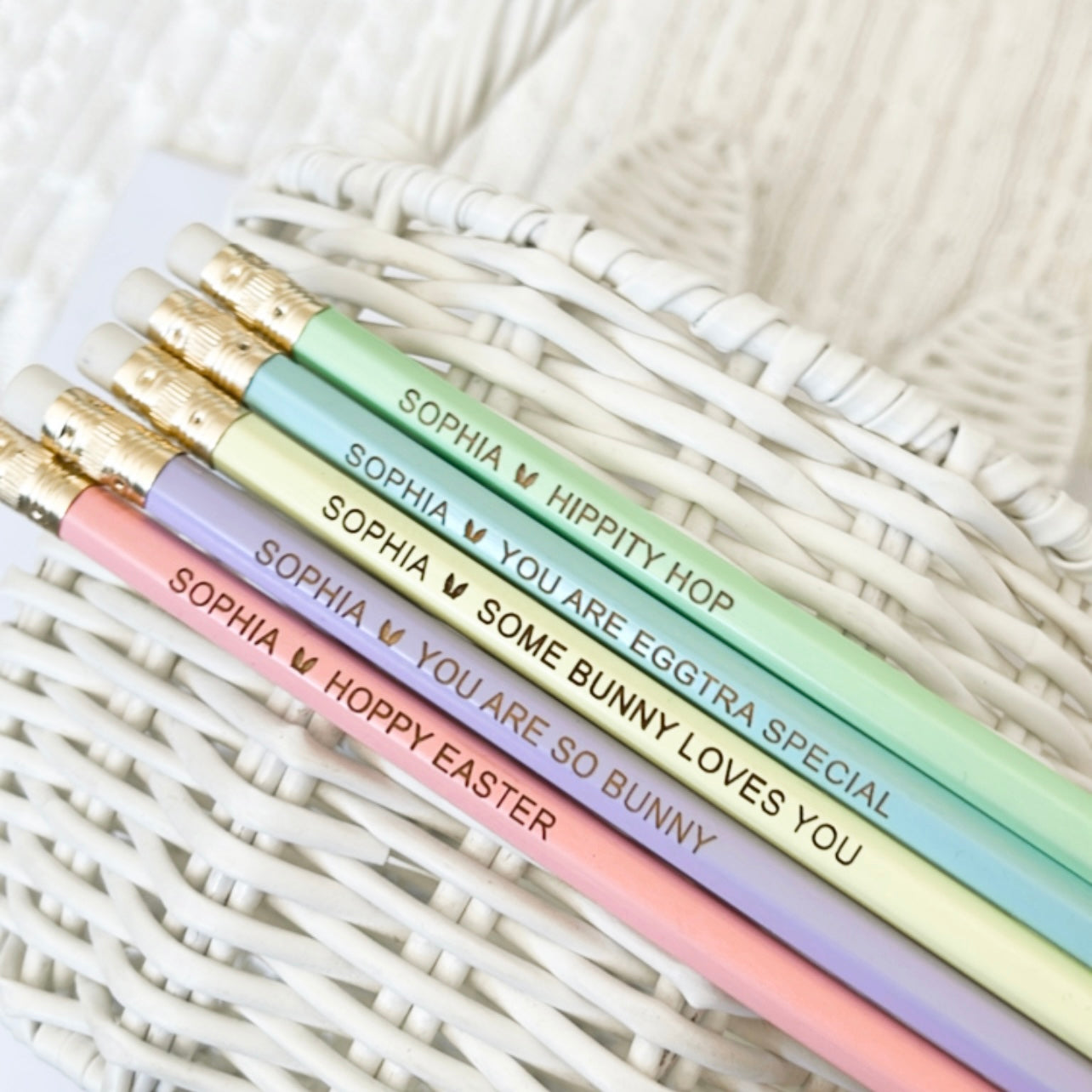 Personalised Easter Pencils