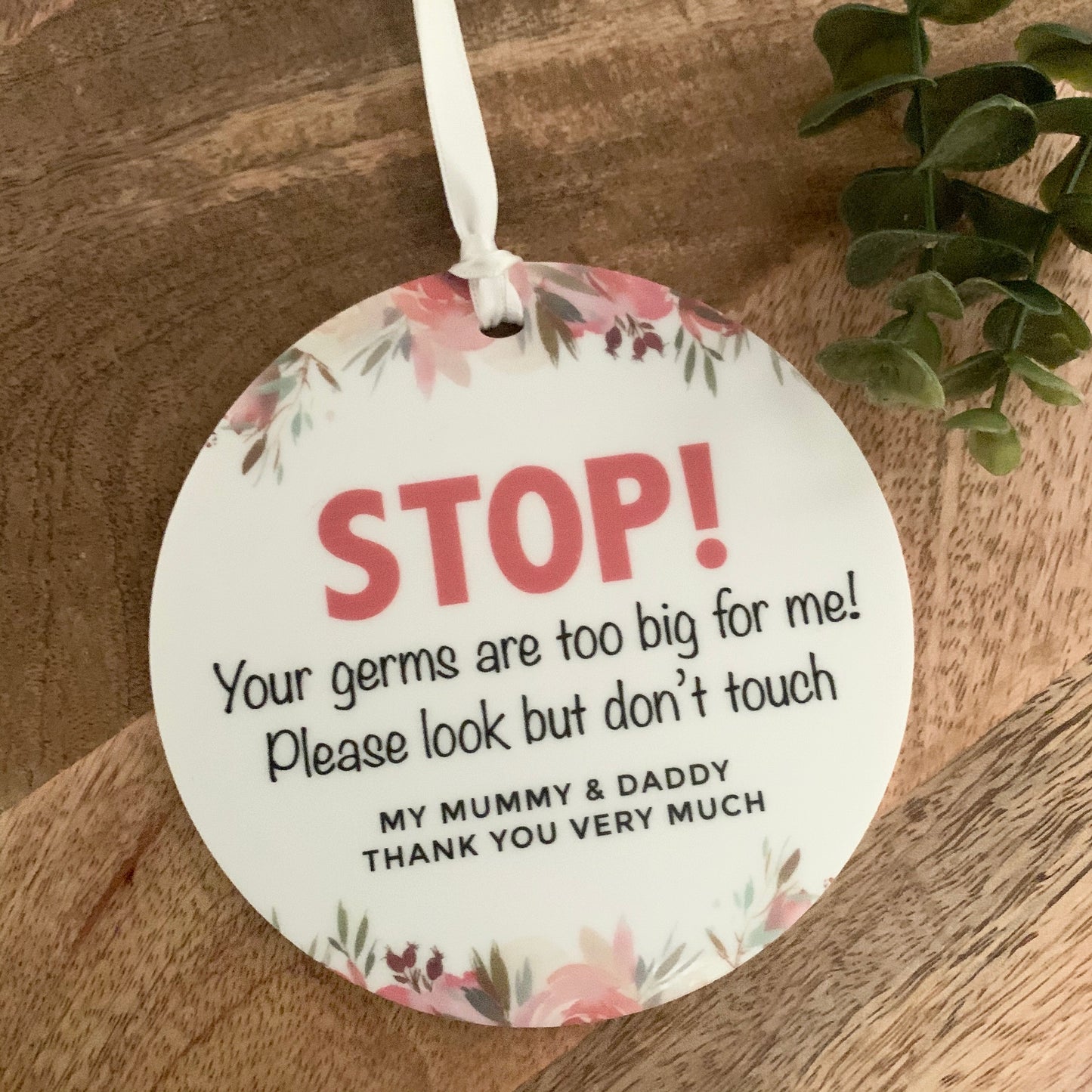 Don’t Touch Pram Sign