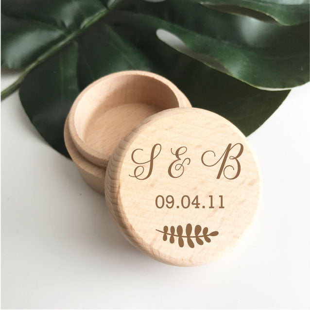 Ring Box - Initials