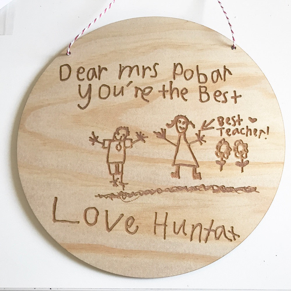 Custom Sketch Plaques