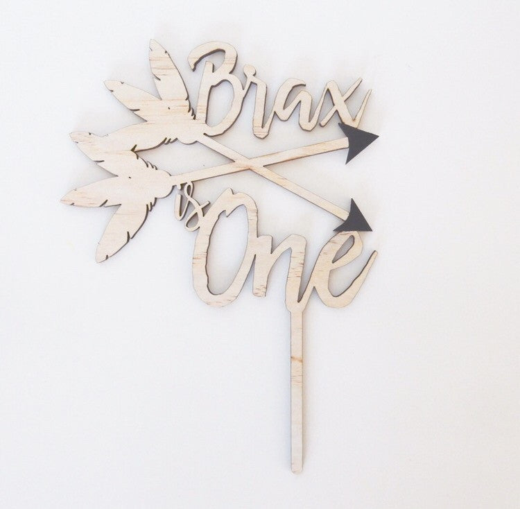 Arrow Cake Topper