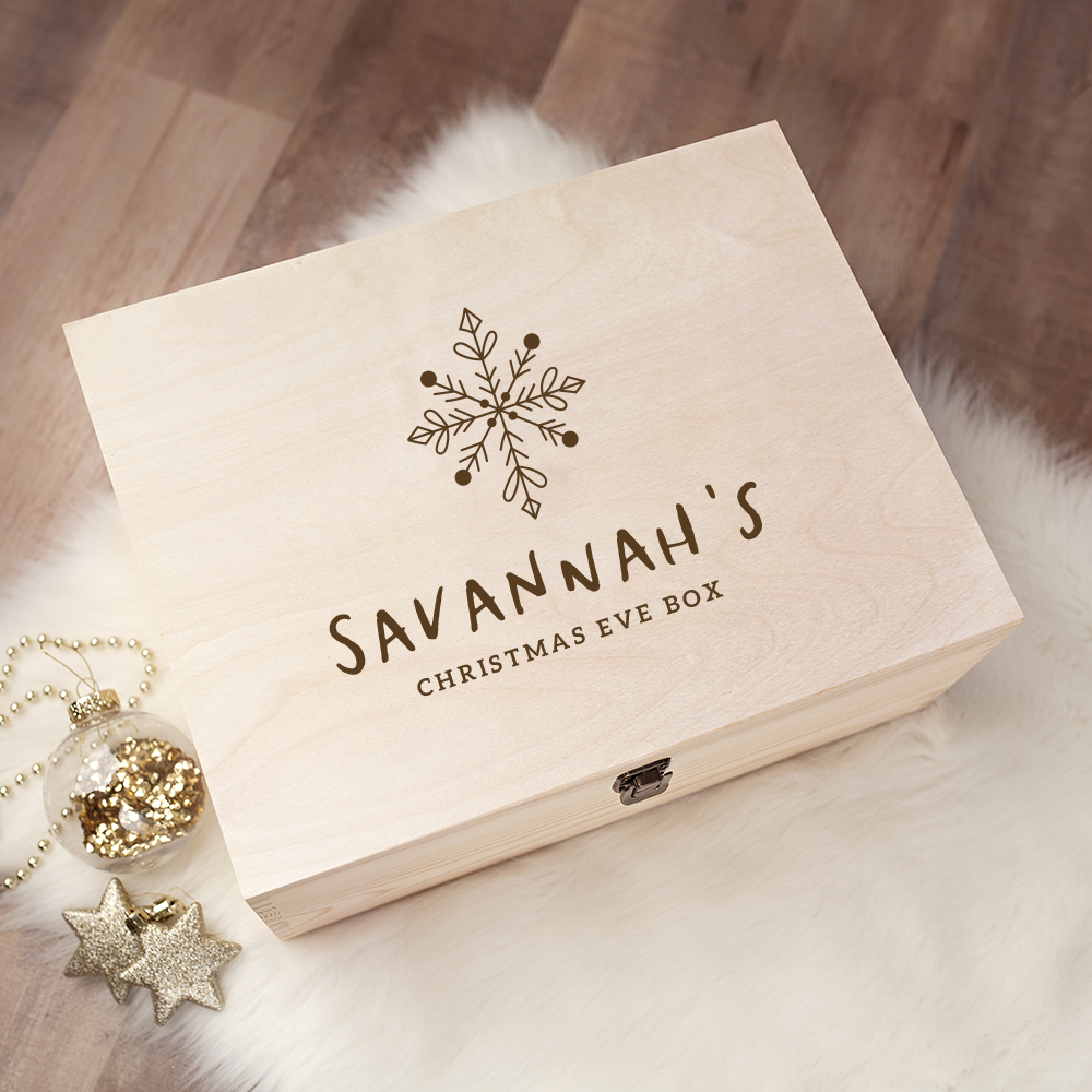 Engraved Christmas Eve Box - Design 25