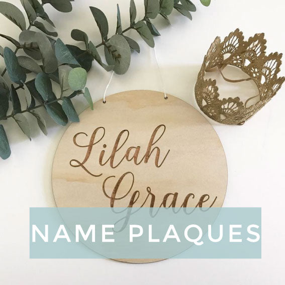 Name Plaques – Name It Custom Decor