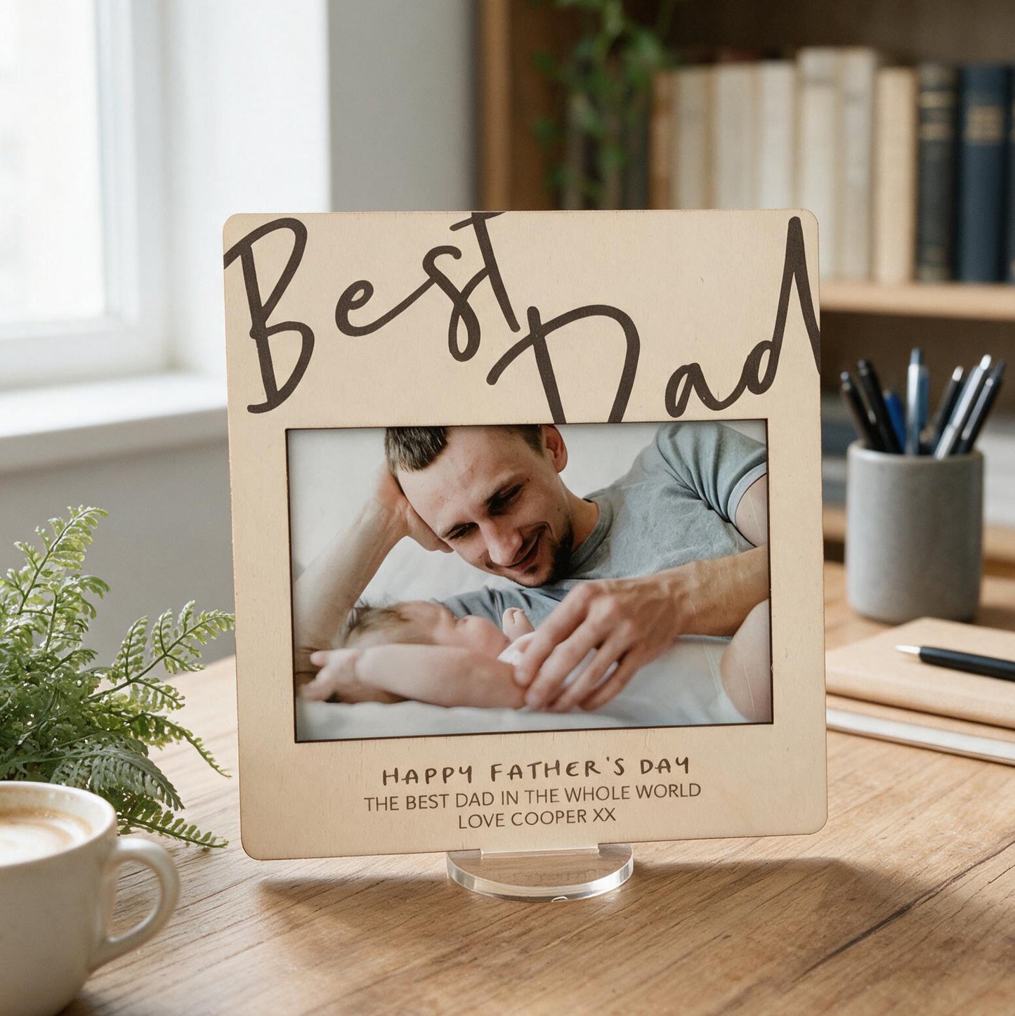 Best Dad - Printed Father's Day Frame