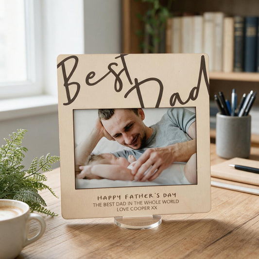 Best Dad - Printed Father's Day Frame