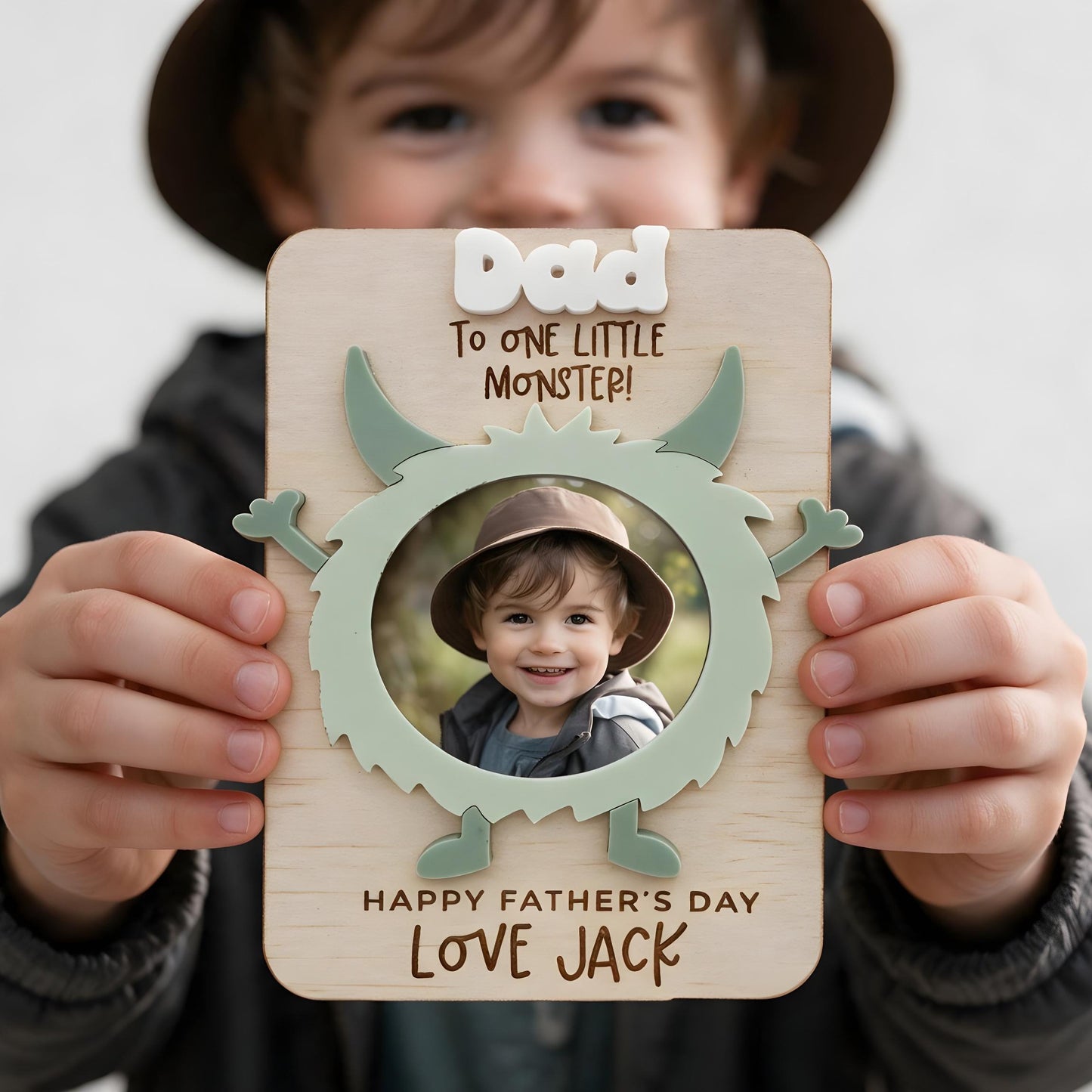 Lil Monster Photo Frame - Father's Day
