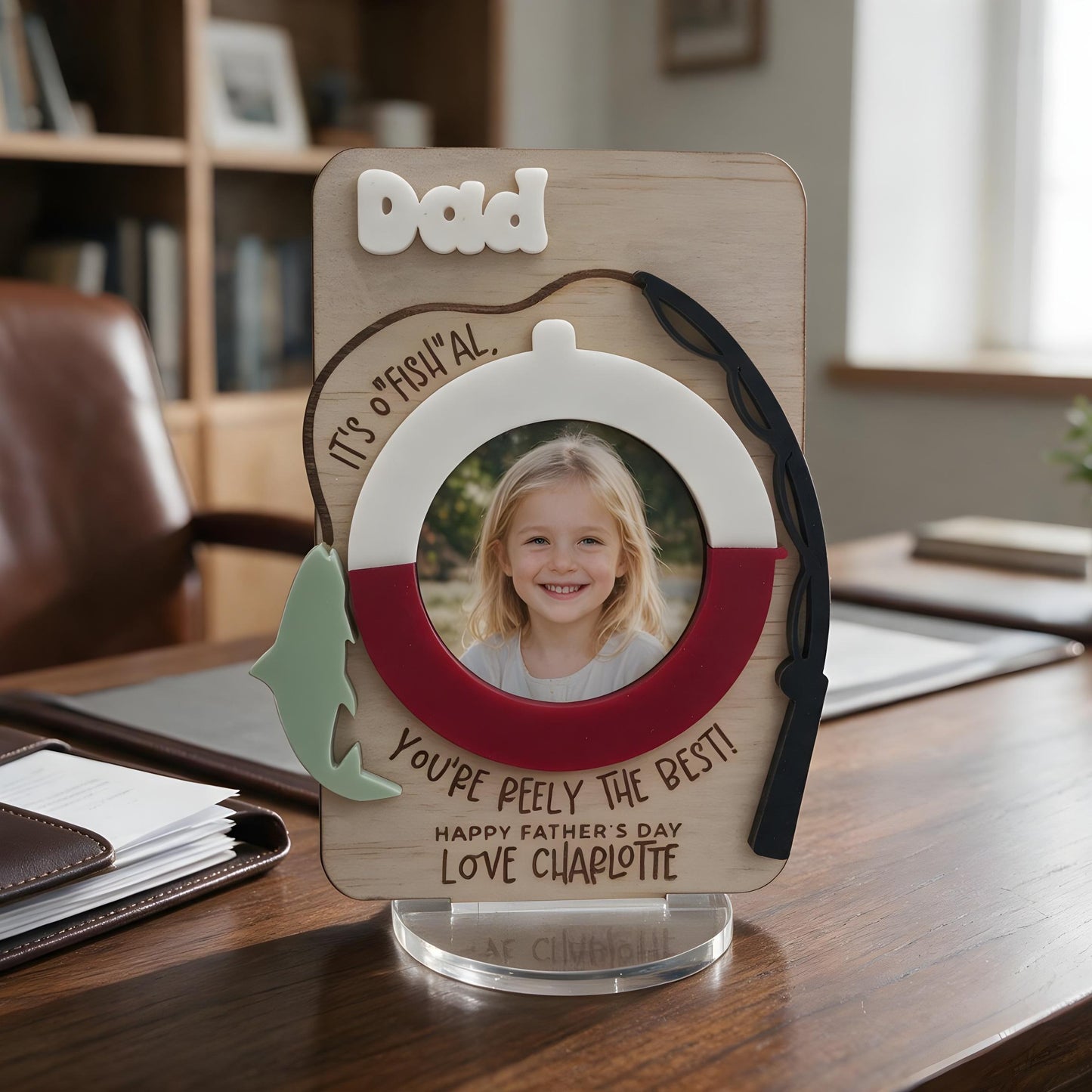 Lil Fishing Photo Frame - Father's Day