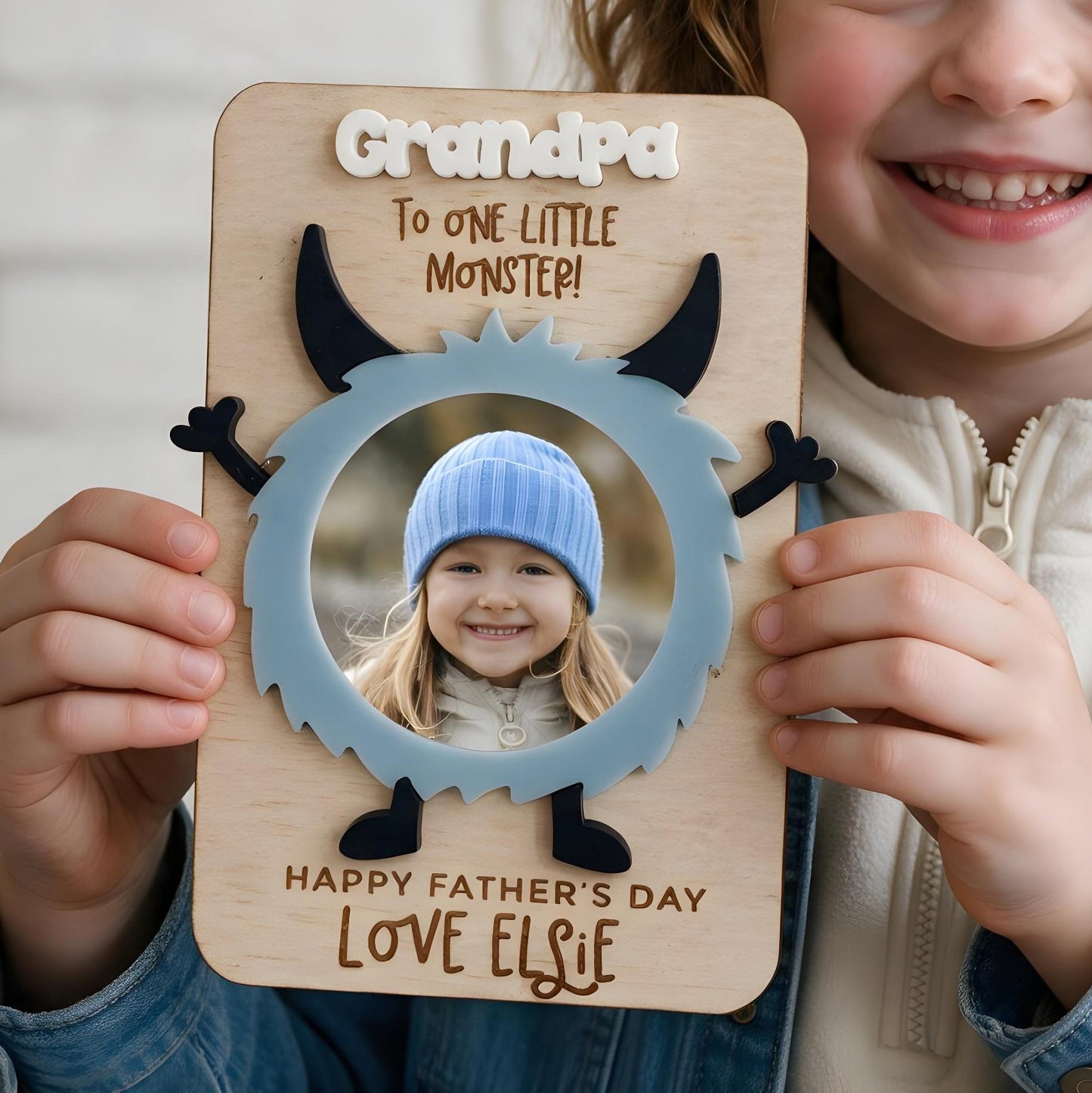 Lil Monster Photo Frame - Father's Day