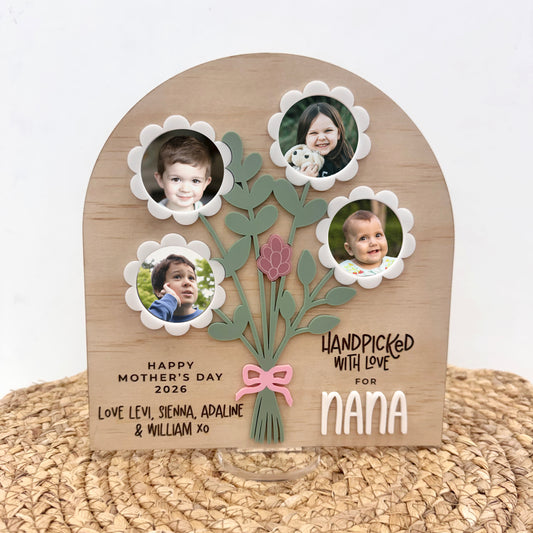 Flower Bouquet Photo Frame