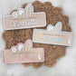 Personalised Easter Name Plaque -  Bunny Ears