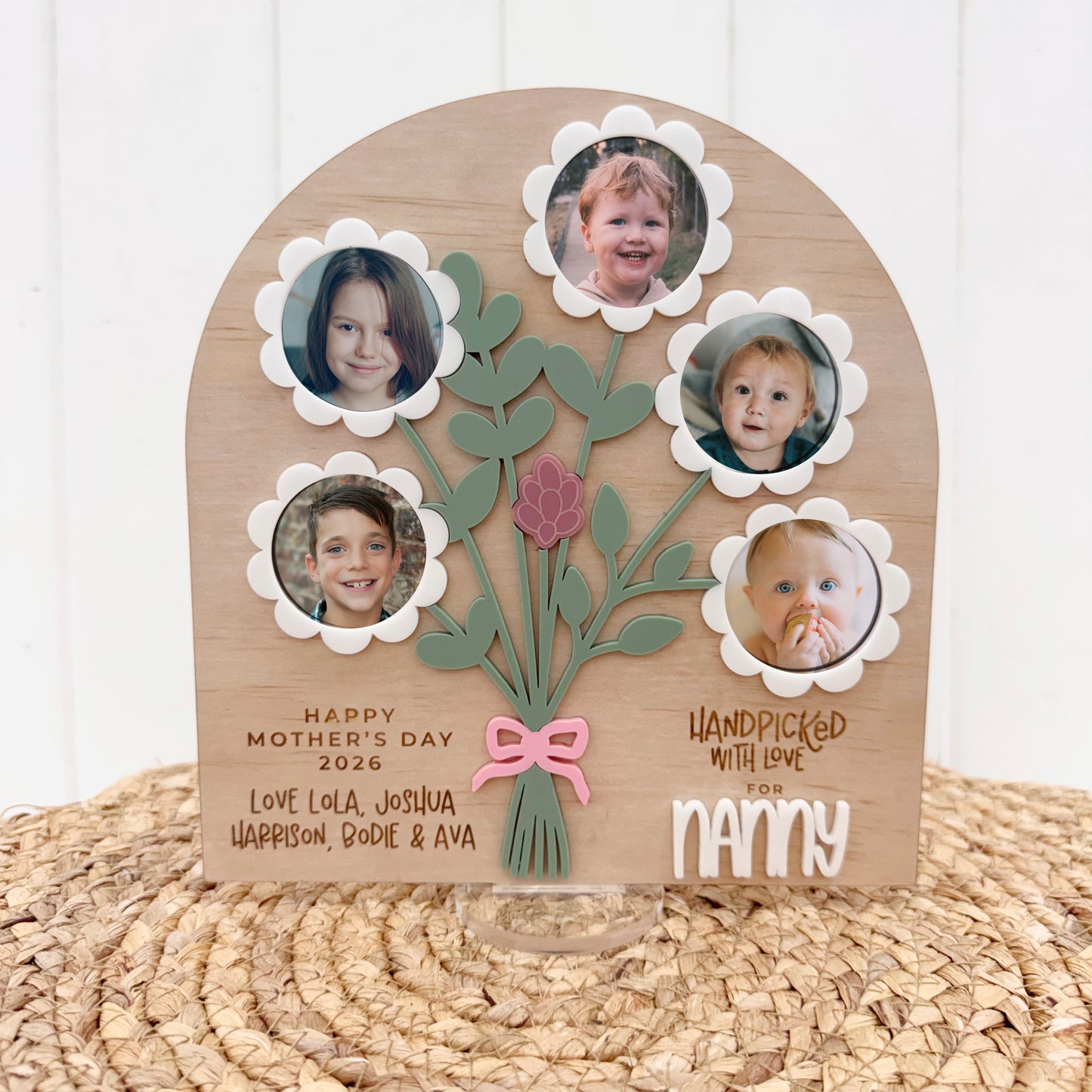 Flower Bouquet Photo Frame