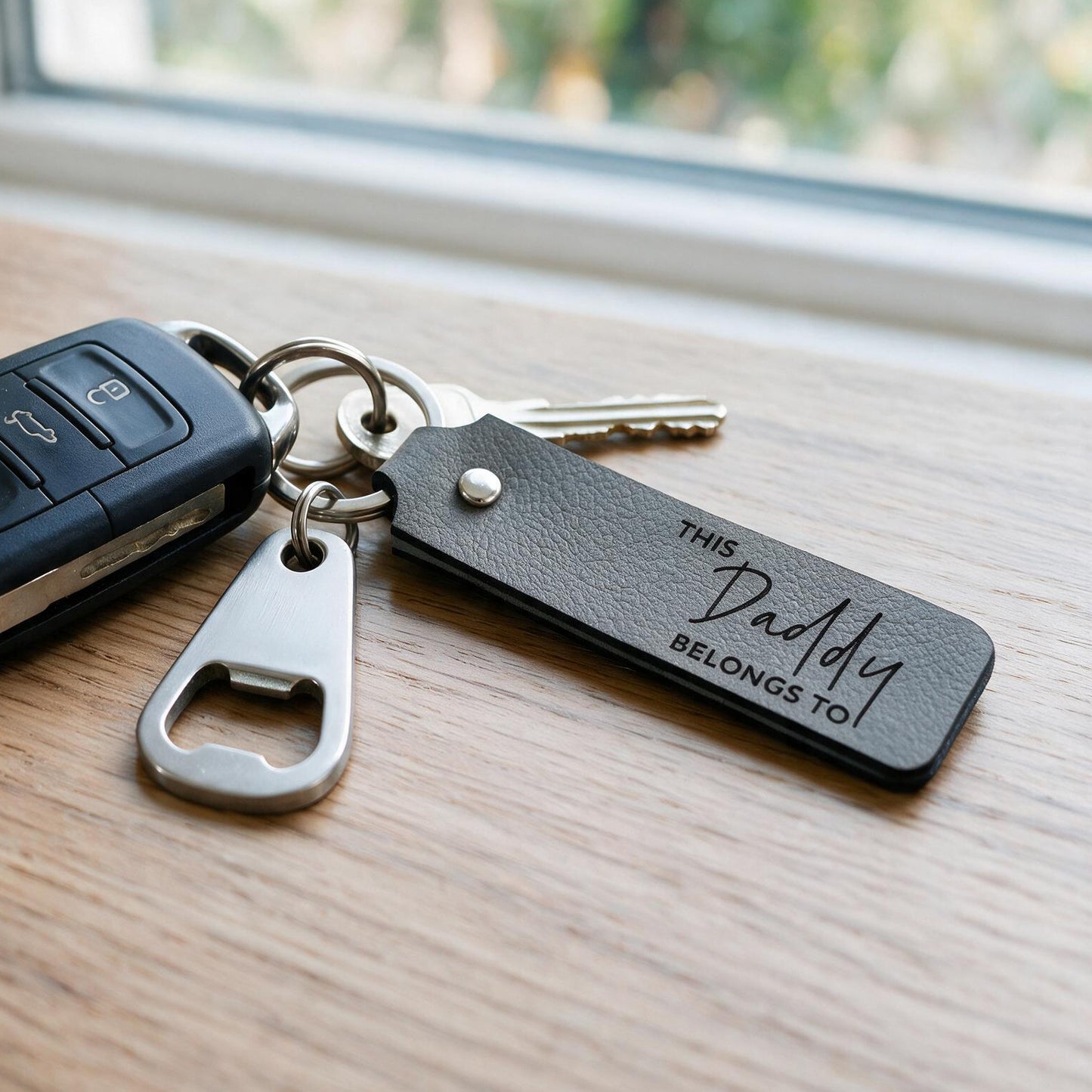 Custom Leatherette Keyrings