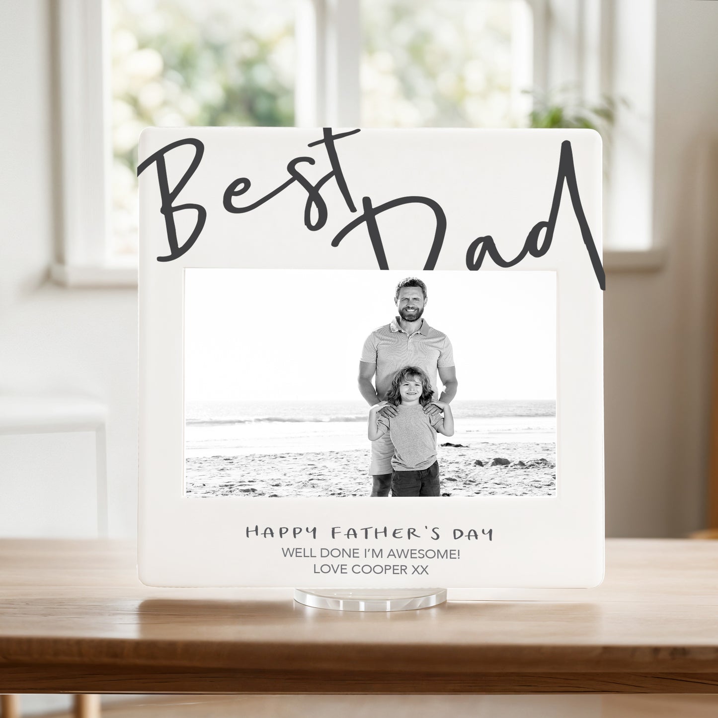 Best Dad - Printed Father's Day Frame