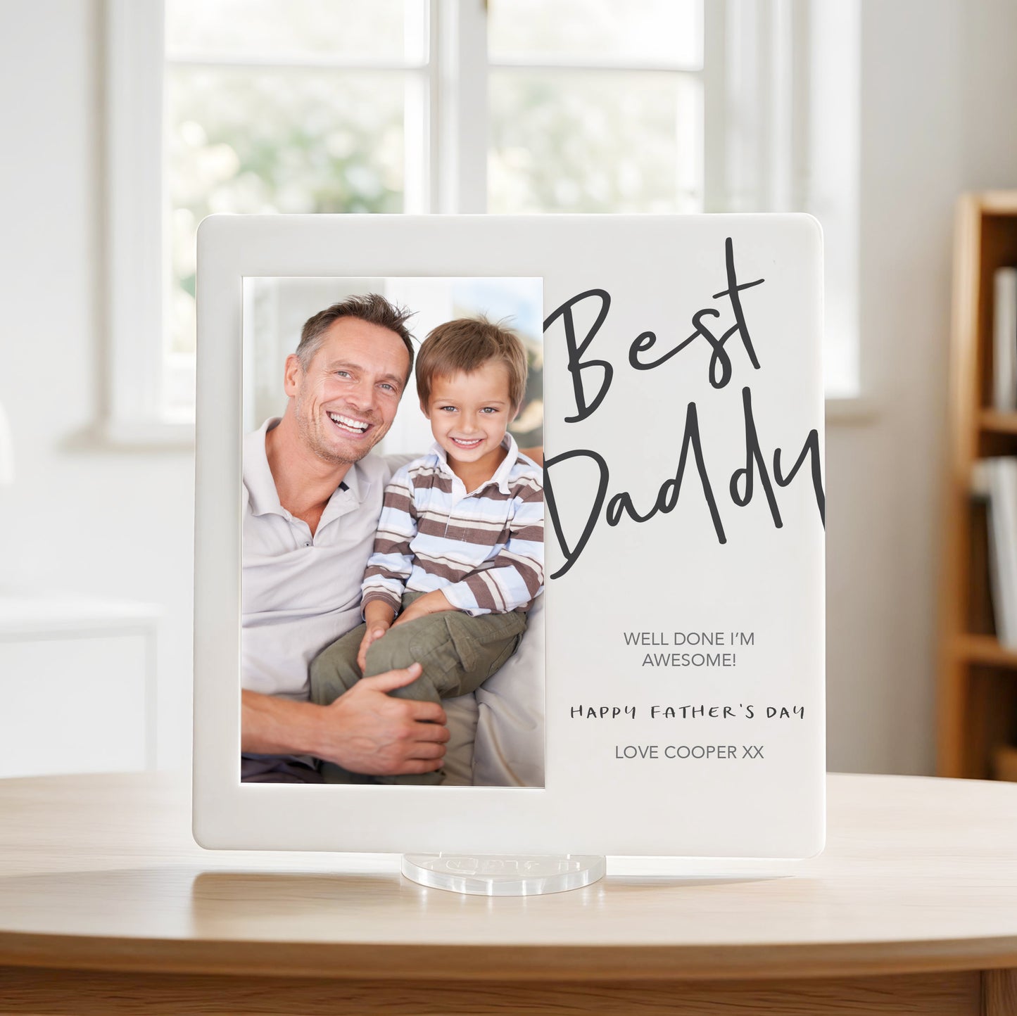 Best Dad - Printed Father's Day Frame