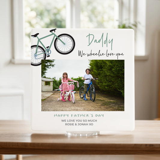Cycling - Printed Father's Day Frame