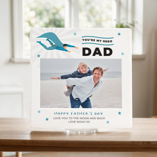 Super Hero - Printed Father's Day Frame