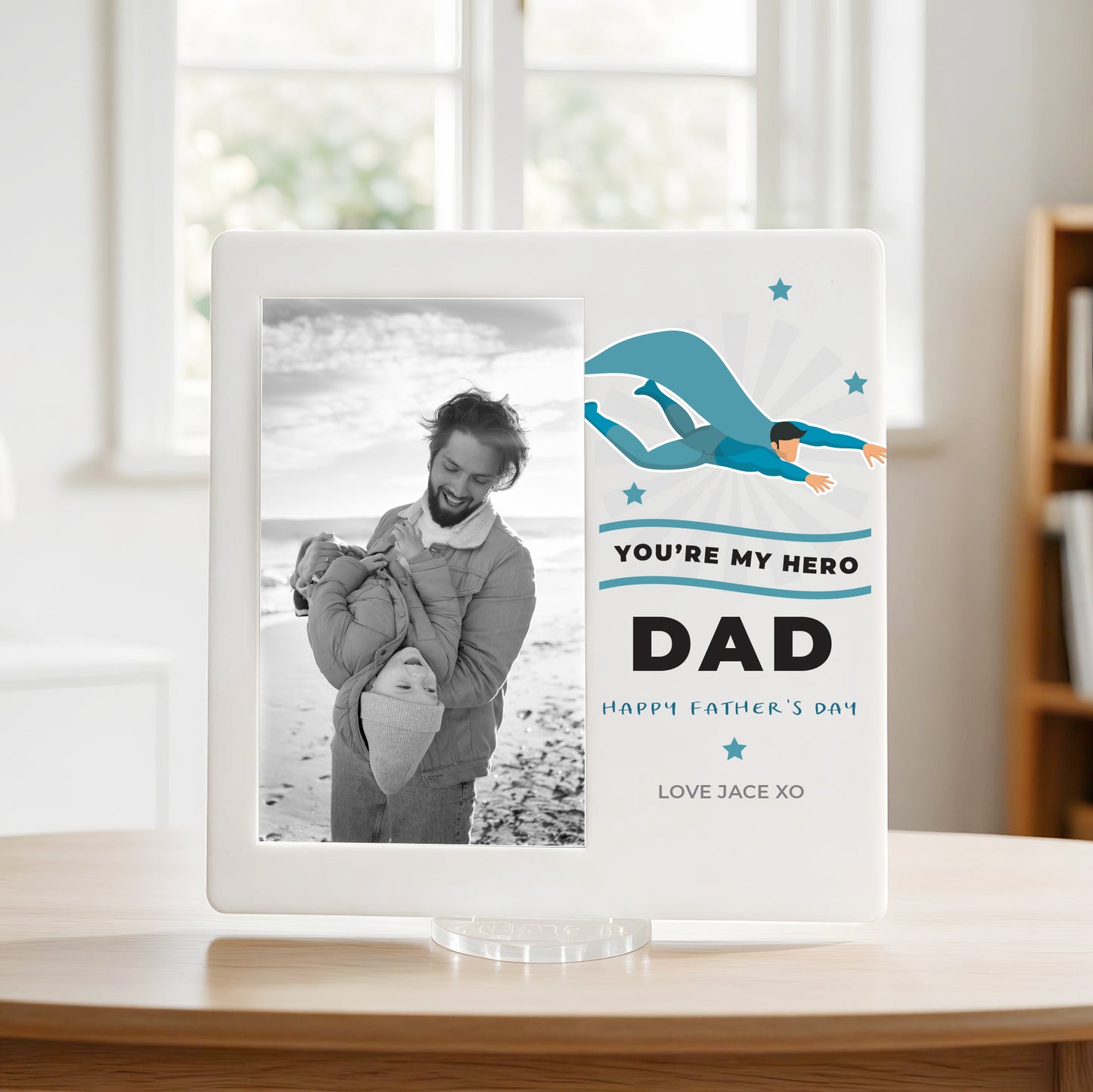 Super Hero - Printed Father's Day Frame