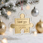 Teacher Christmas Thank you Puzzle Piece