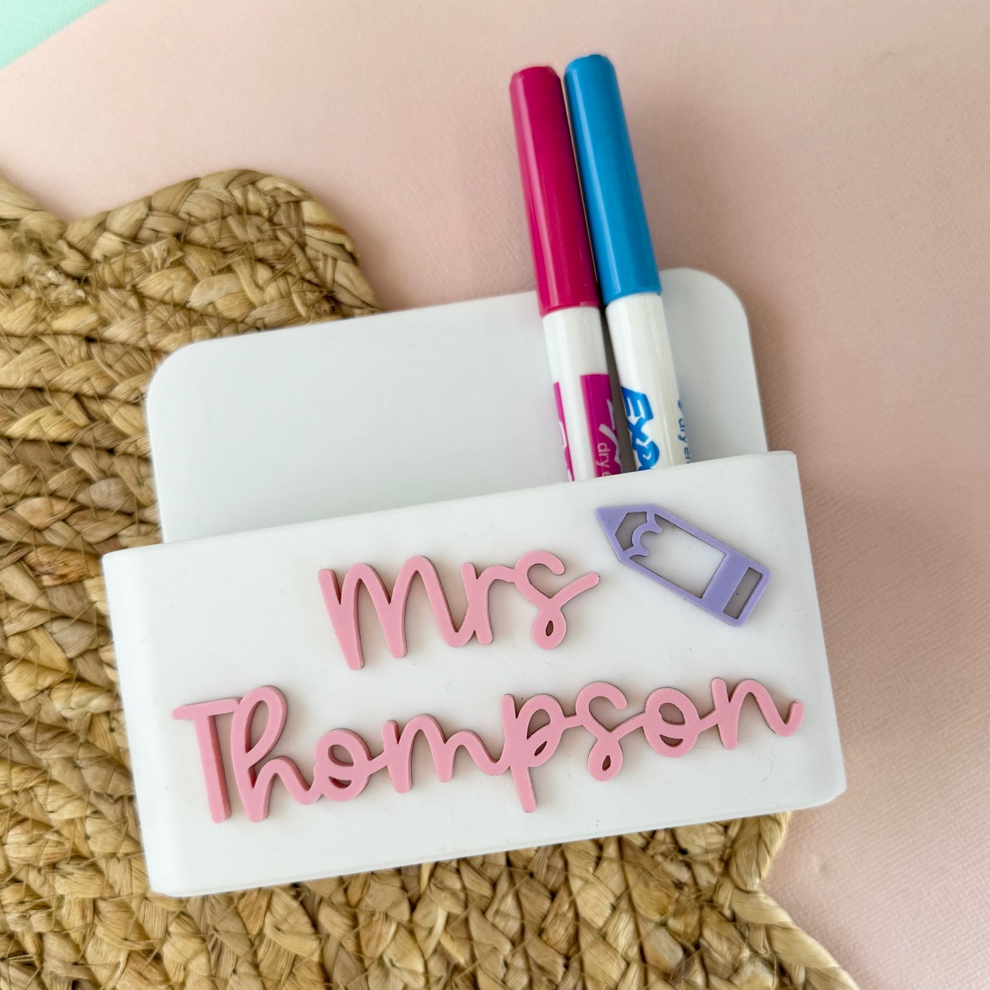 Personalised White Board Caddy