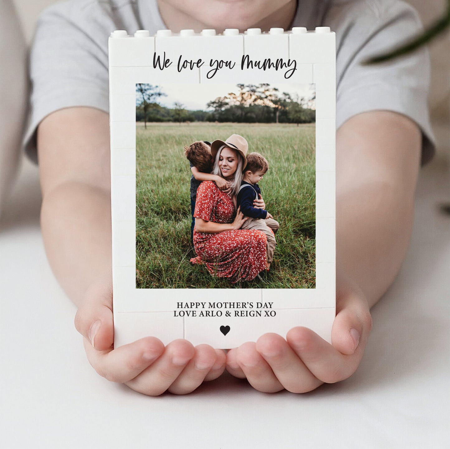 Personalised Mother's Day Photo Brick Puzzle