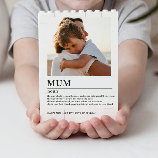 Personalised Mother's Day Photo Brick Puzzle