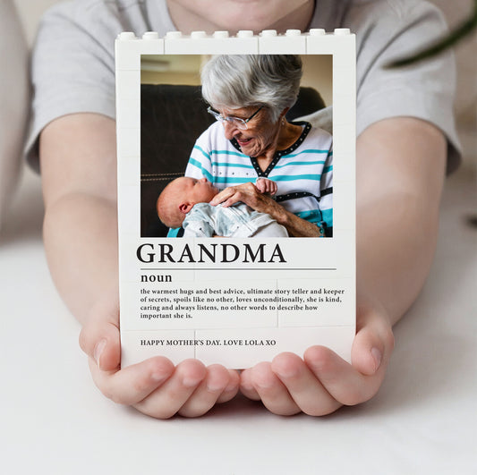 Personalised Mother's Day Photo Brick Puzzle