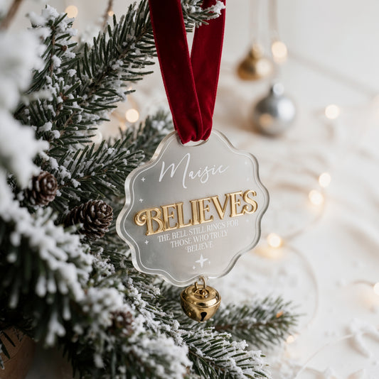 Believes Christmas Bell Ornament