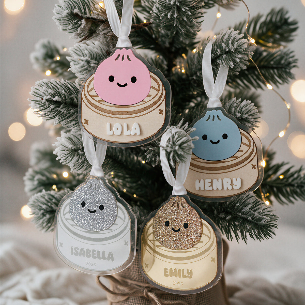 Dumpling Ornament Personalised