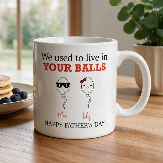 Personalised Father's Day Mug - Little Swimmers